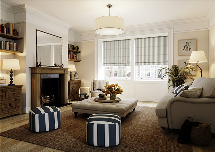 The British Stripe Co. Mary, Polzeath No.2 - Roman Blind - Image 6